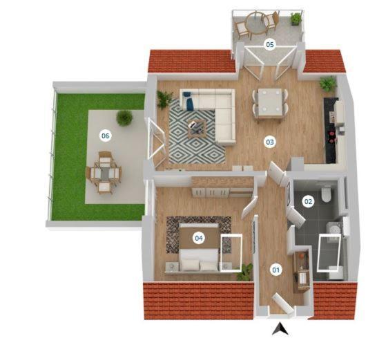 Traumhafte Neue Dachterrassenwohnung Am Soyener See ภายนอก รูปภาพ